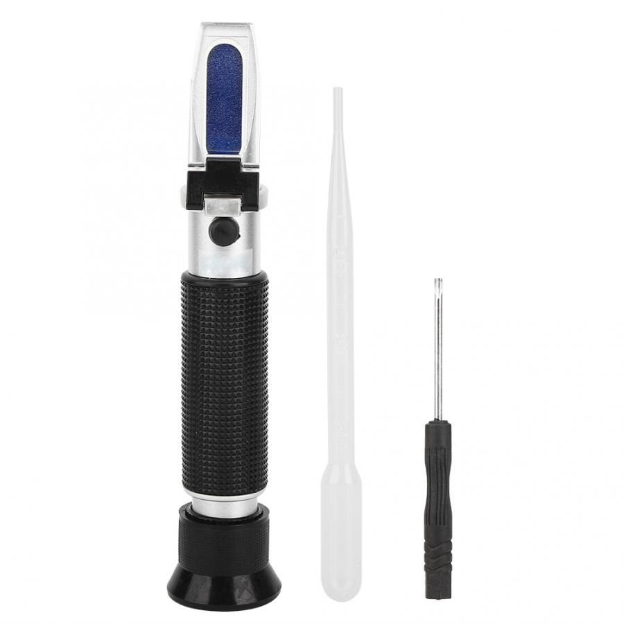 Refractometer Concentration Meter Handheld Tool 0-10% for Automatic Temperature Compensation