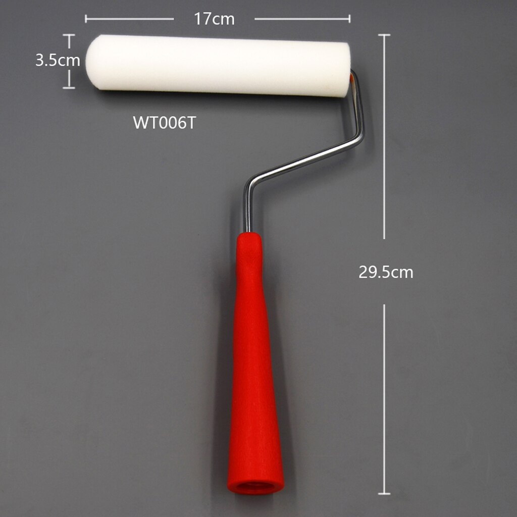 7'' Sponge Painting Roller Ergonomic Handle Wall Decor Tool Brush