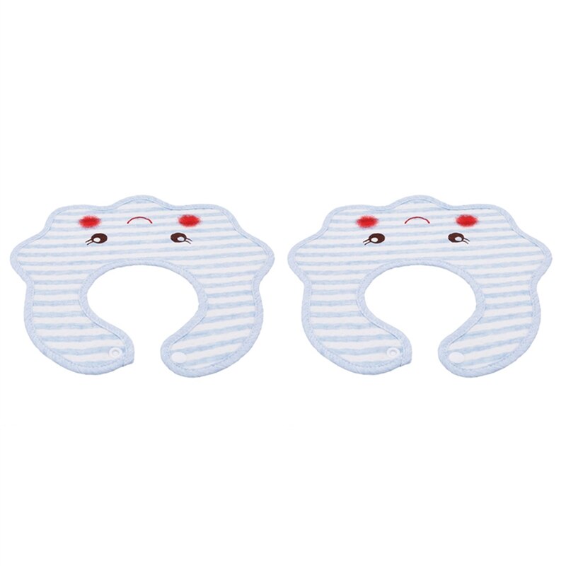 Schattige slabbetjes baby babador voedingsschort baby boerdoeken cartoon speeksel handdoek baby eet accessoire zachte babyspullen 2 stuks: 2