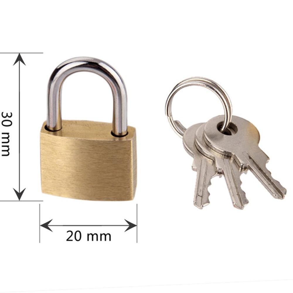 Small Size Wolf Dog Copper Padlock Wolf Head Brass Lock Small Locks Door Locks Protect Rust and Theft Lock Core With 3 Keys