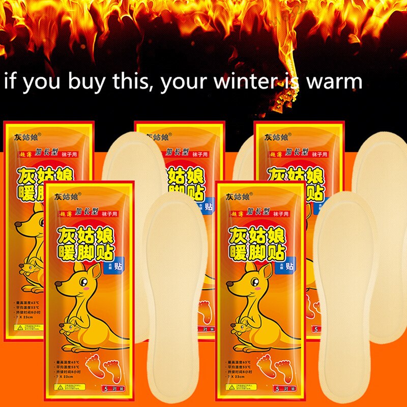1 Paar Warme Inlegzolen Zelfopwarming Inlegzolen Winter Zolen Voor Schoeisel Verwarmde Zelfopwarming Inlegzolen