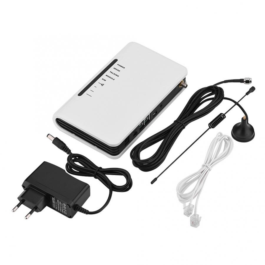 La caja de teléfono inalámbrica a cable GSM funciona en 24 horas, puede conectar el grabador de alarma de la caja del teléfono con pantalla de estado de llamada de señal: EU Plug