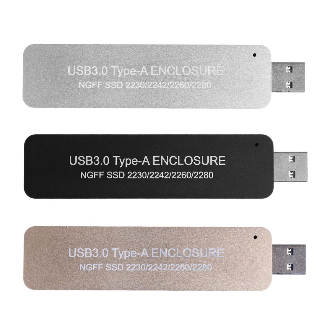 Usb 3.0 hdd kotelo tyyppi a - m .2 sata ssd ulkoinen kotelo venytetty pistoke ngff:lle  m2 2230 2242 2260 2280 laatikko kiintolevysovitin