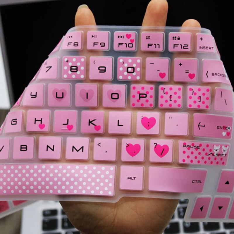 Silicone Keyboard Case Cover Skin High invisible Protector Skin Cover Fit For HP 15.6 inch Laptop PC 1pc