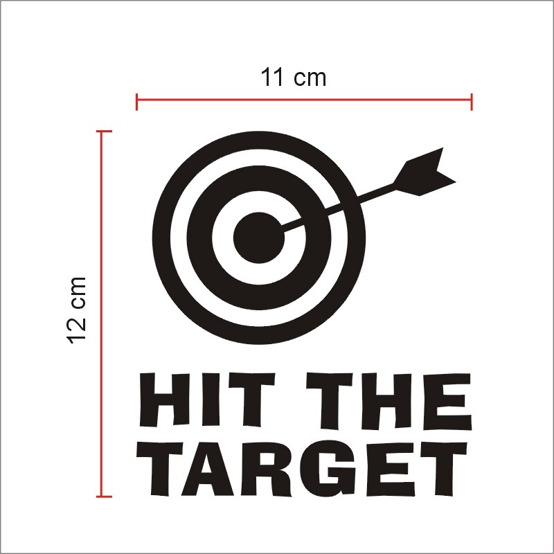 Hit The Target Toilet Stickers Bathroom Decoration Removable Wall Decals Mural Art Poster Vinyl Diy Home Decor Quotes