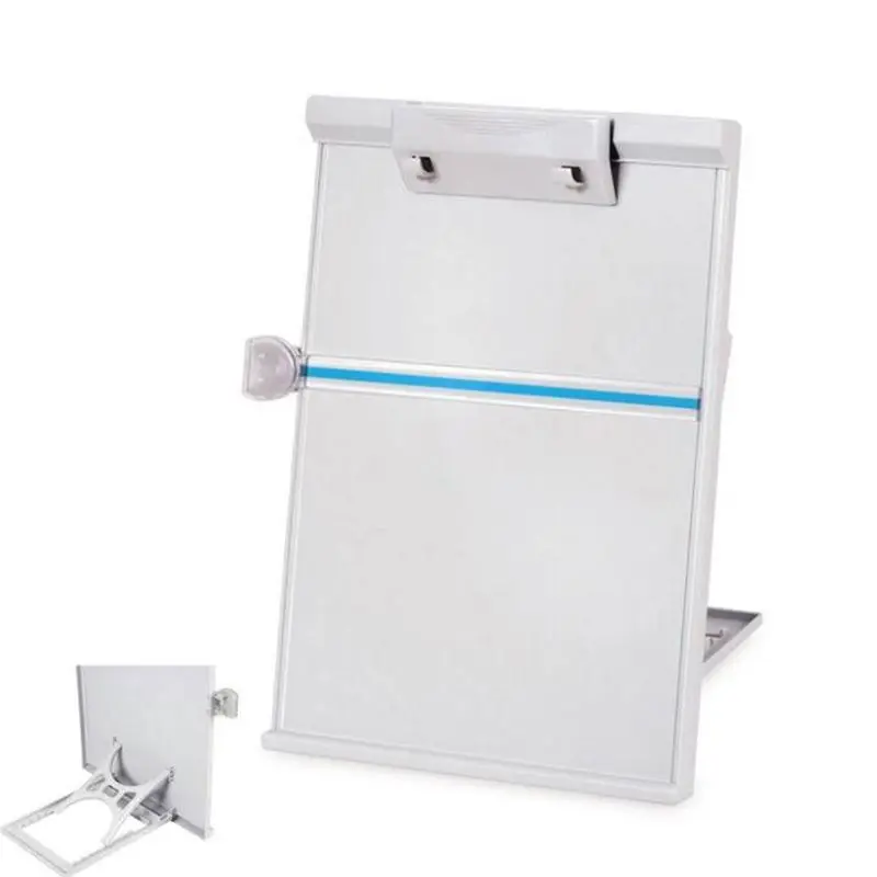 Monitor Mount Gray, Adjustable Document Holder & Sticky Notes Organizer - Holds Copy Paper, Photos, Notes & Business Cards