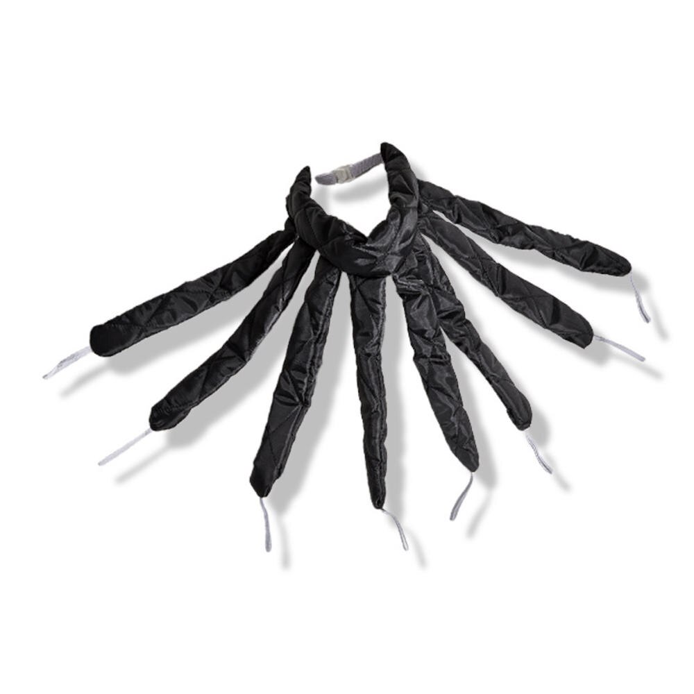 Hair Curlers Soft Sleep Pillow Hair Rollers Set Best Flexible Foam And Sponge Magic Hair Care Diy Hair Styling Tool: Black