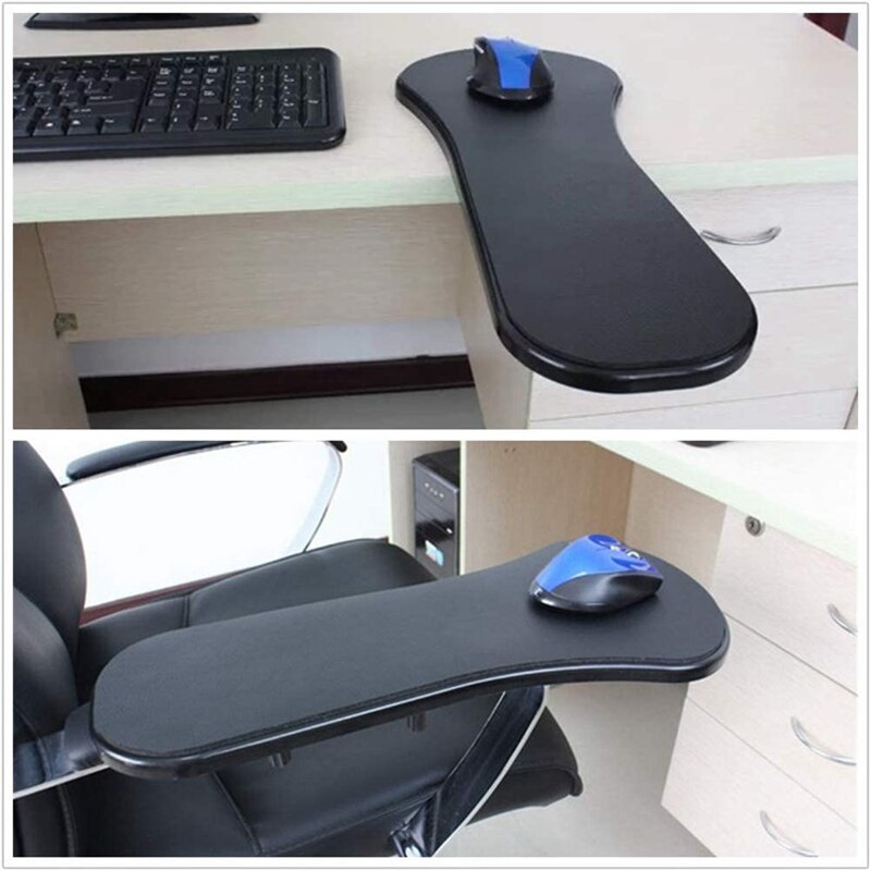 Adjustable Wrist Mouse Pad, Table and Chair Armrest Mouse Pad Bracket, Computer Extender Armrest, Ergonomic