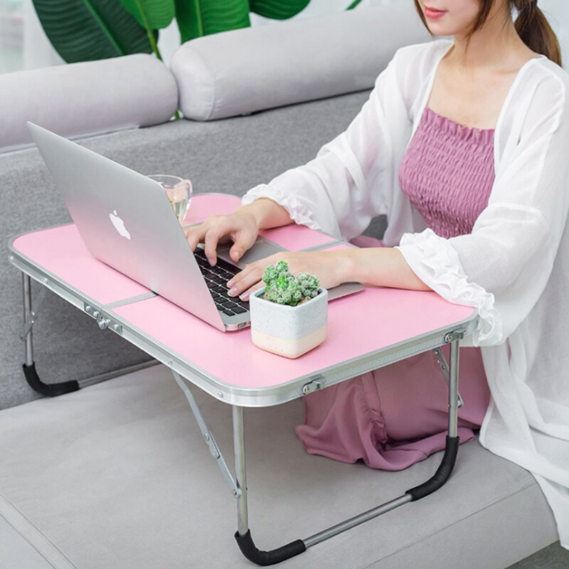 Compact portable student laptop desk bed desk lazy folding table dormitory study table