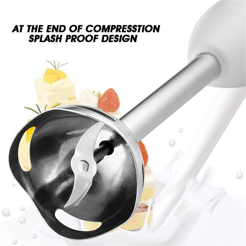 3-w-1 mikser elektryczny mikser robić żywności zanurzenia ze stali nierdzewnej kuchnia maszyna robić mielenia mięsa i warzyw 500ml siekacz trzepaczka