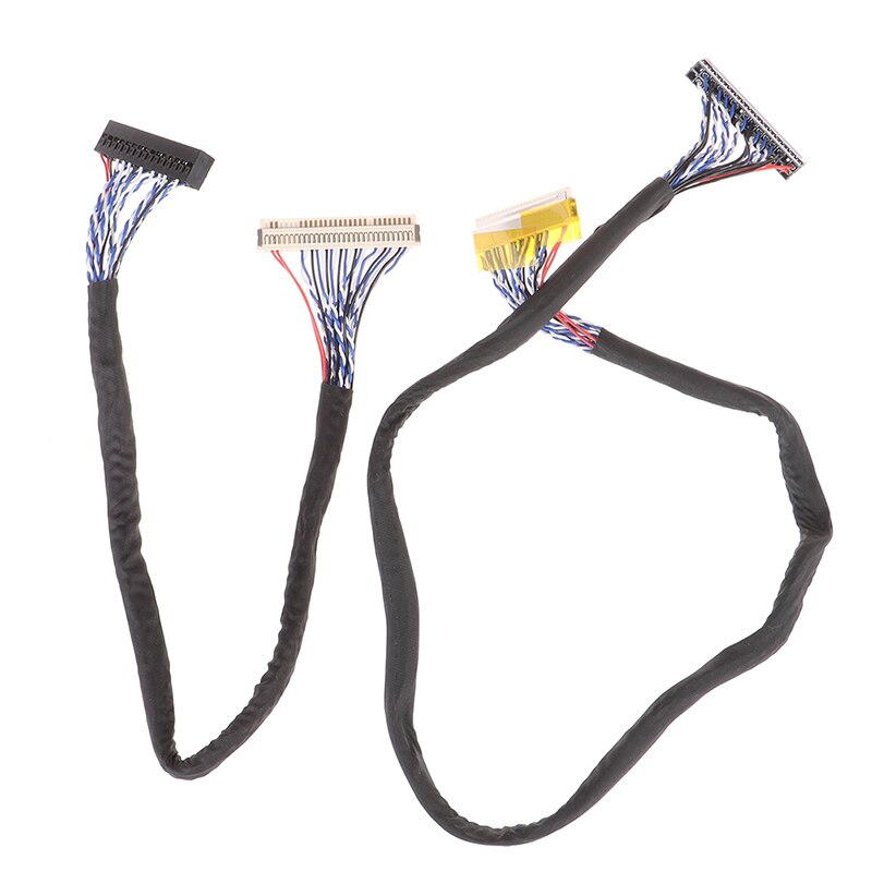 LVDS Cable FIX-30P-S6 30pin Double 2 Ch 6-bit Dual 6bit LCD Panel Screen Cable Line