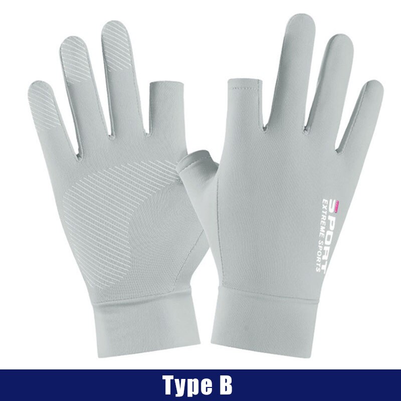 KoKossi – gants de pêche, une paire, protection des mains, libération professionnelle, antidérapants, pour sport, Fitness, cyclisme: Grey B