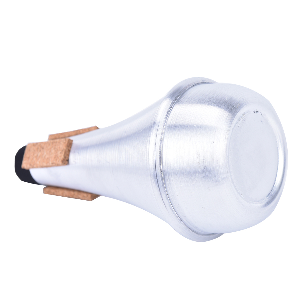 de trompeta silenciosa de aluminio para trompetas rectas para principiantes de práctica de instrumentos de Jazz 68*68*135mm