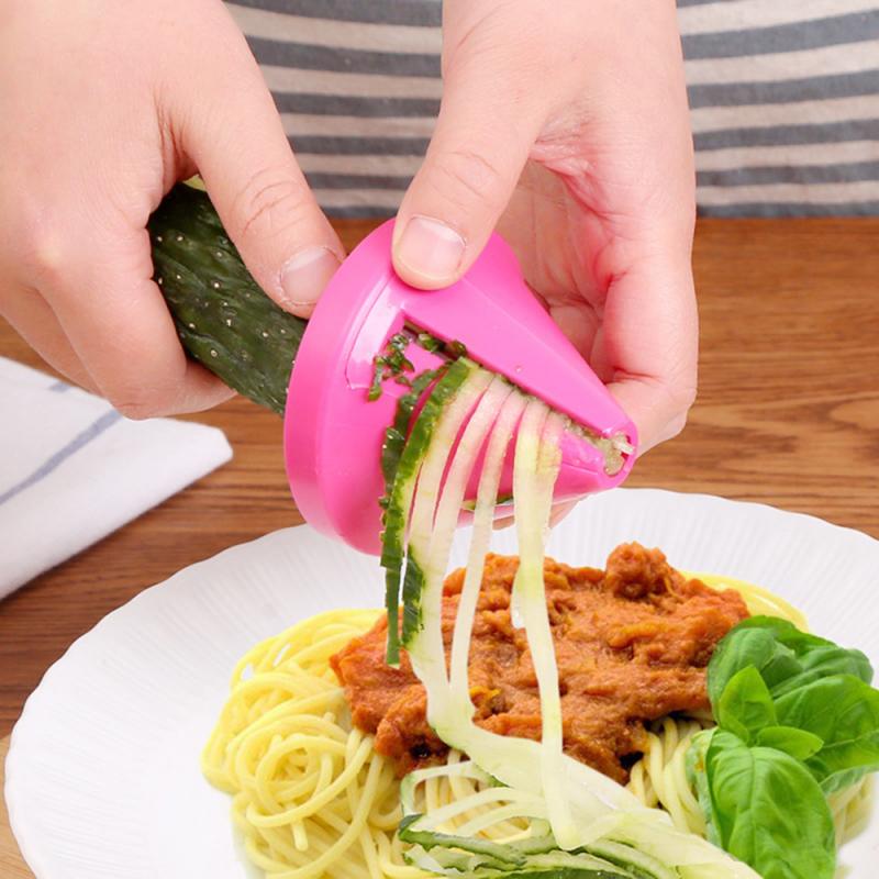 Grøntsagsskærer rive apparat tragt model spiral salat gulerod agurk skærer rivejern gør det selv madlavningsværktøj køkken gadget