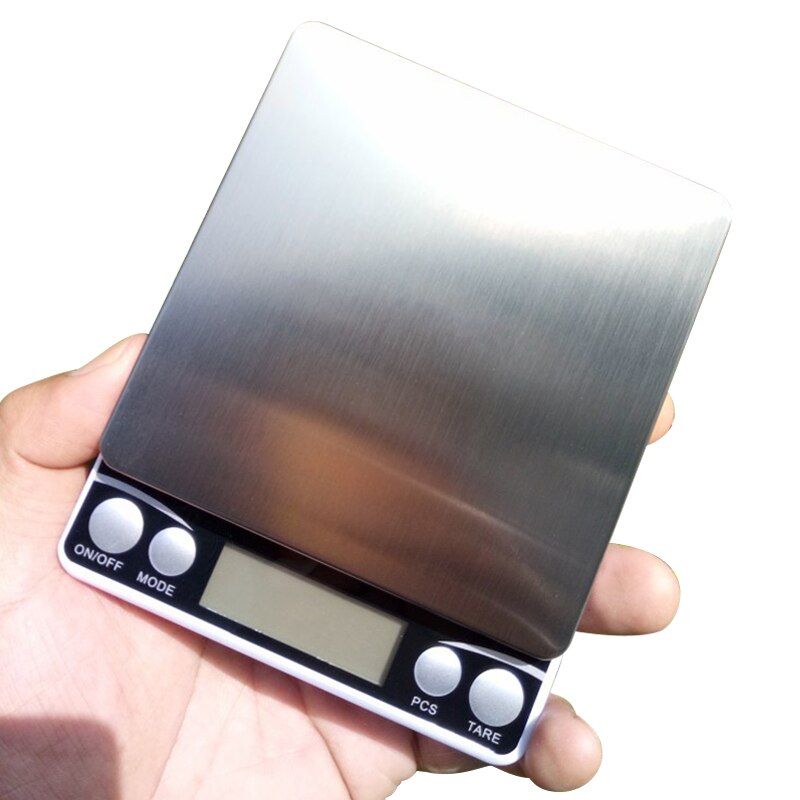 Balanza Digital portátil para cocina Balanza de alimentos para el hogar balanza electrónica de precisión 0,1g 0,01g balanza con plataforma sin batería