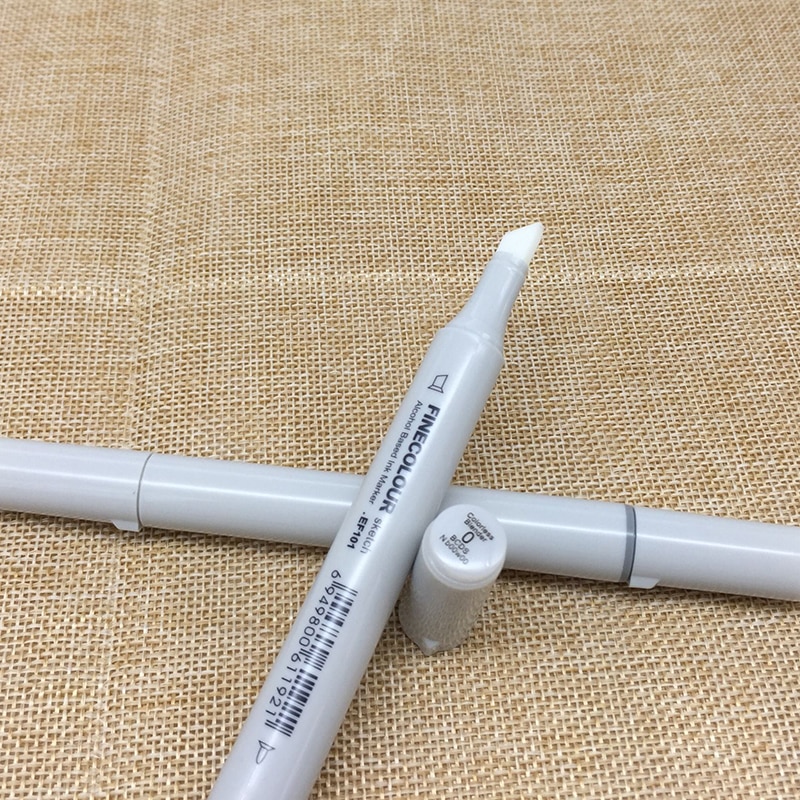 FINECOLOUR Dual Tips Colorless Blender Marker Sketch Art Supplies Mark Pen Alcohol Soluble Pen Cartoon Graffiti Painting Markers