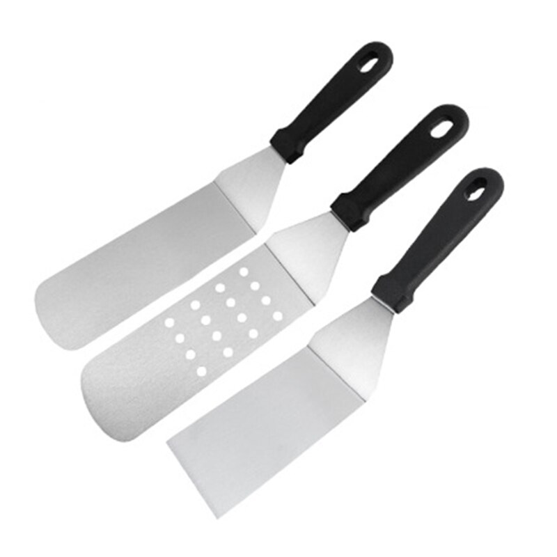 Metal Spatula Set - Griddle Long Spatula - Teppanyaki Spatulas