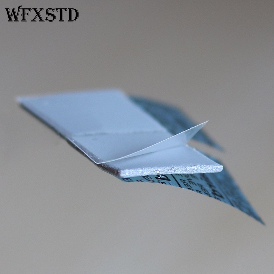 Wfxstd 1mm silicon gpu lämpötyyny laird kannettavan tietokoneen grafiikkamuistiin beiqiao prosessori gpu lämpösilica pad flex 740 johtava tyyny