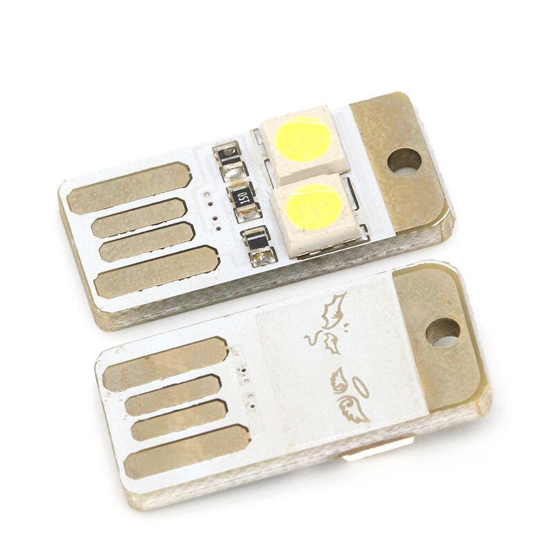 Mini lumière de clavier USB super brillante, 5 pièces, alimentation mobile pour ordinateur portable, veilleuse LED,