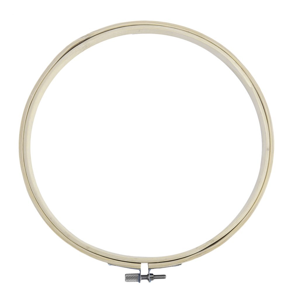 Handy trækorsstingsmaskine broderi ring ring bambus syning 13-30cm sytilbehørsværktøjer