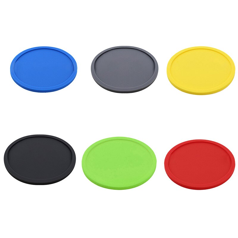 Premium Rubber Siliconen Onderzetters Antislip Ronde Zachte Lip Koffie Bier Mok Wijn Glazen Fles Pad Mat