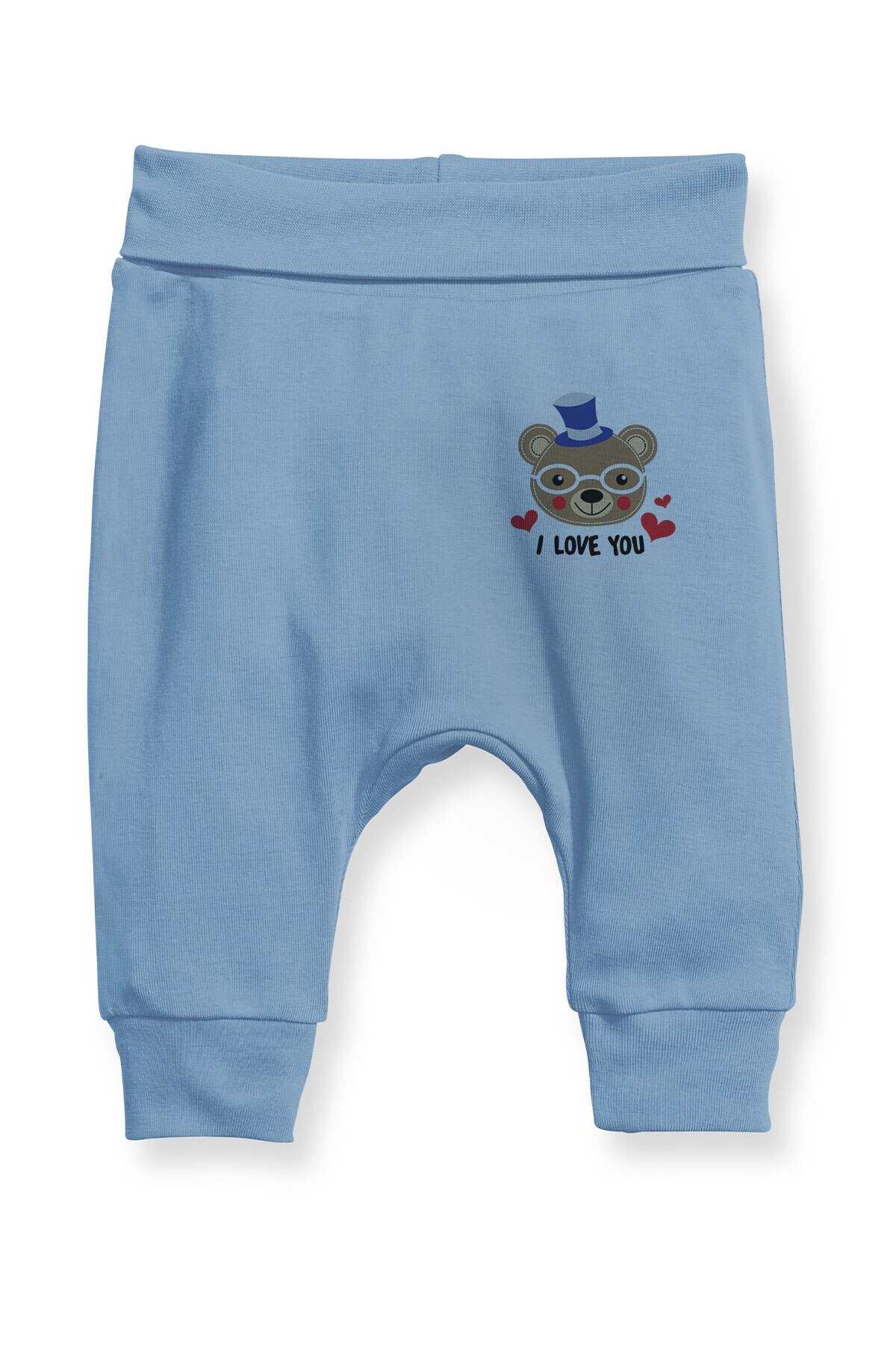 Angemiel Baby Spectacled Bear Baby Boy Harem Pants Pantalon Blue
