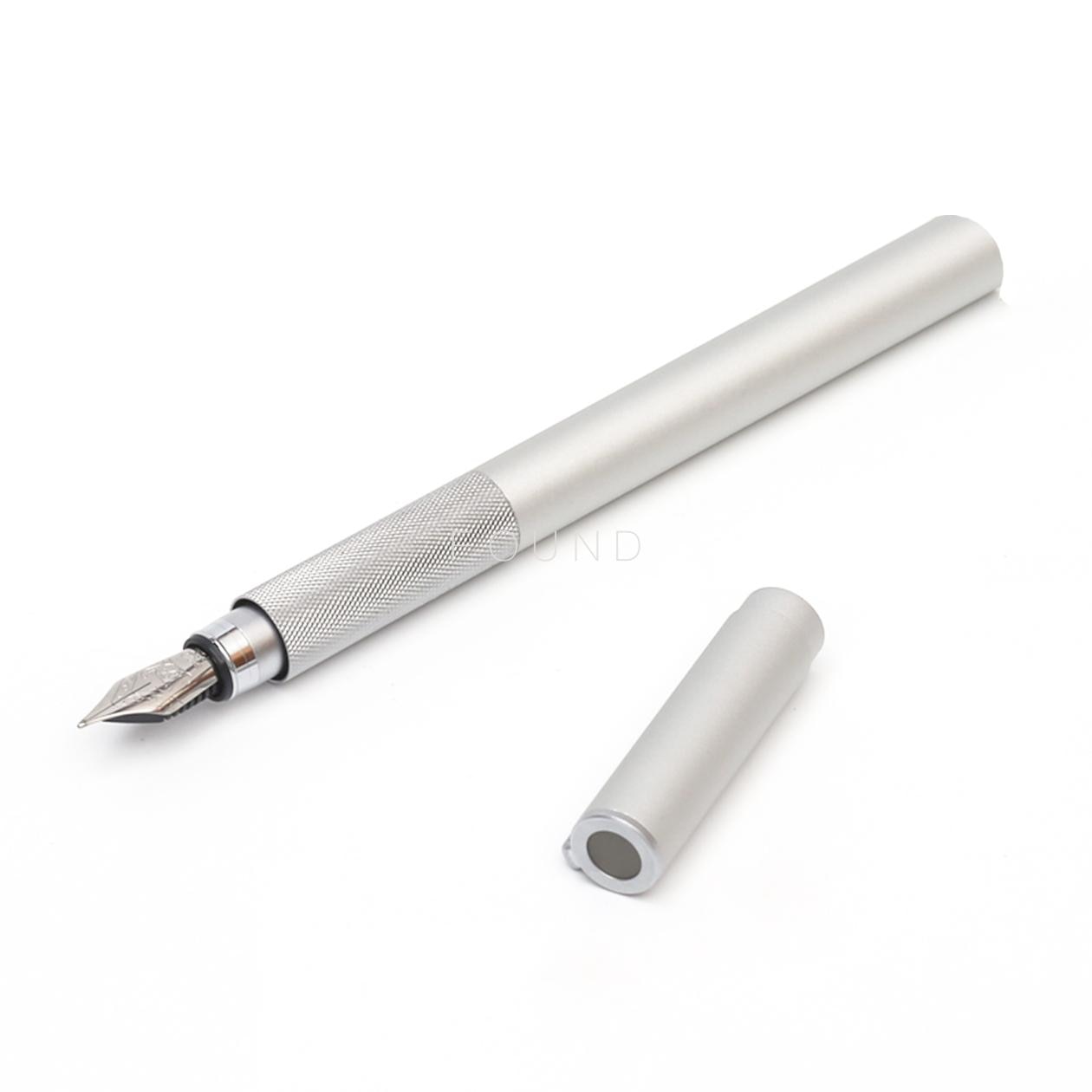 Japan Originele Aluminium Vulpen Korte Pocket Vulpen Inkt Pen Briefpapier
