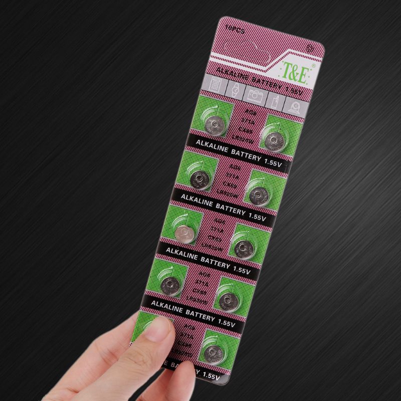 10PCS Alkaline Battery AG6 1.55V Button Coin Cell 371 SR920SW LR920 SR927 171 370 L921 LR69 SR920 Watch Batteries