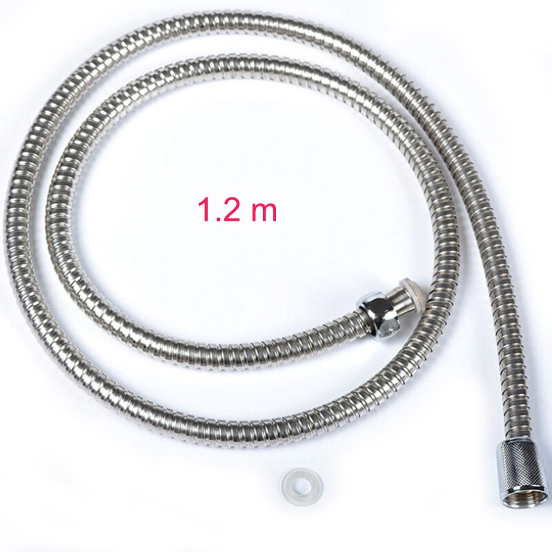 Shower Hose Pipes Fittings Bathroom Accessories Shower holder 1.5/2/3/4/5m Stainless Steel Water Pipe For Bath Shower Head: 1.2m Shower Hose