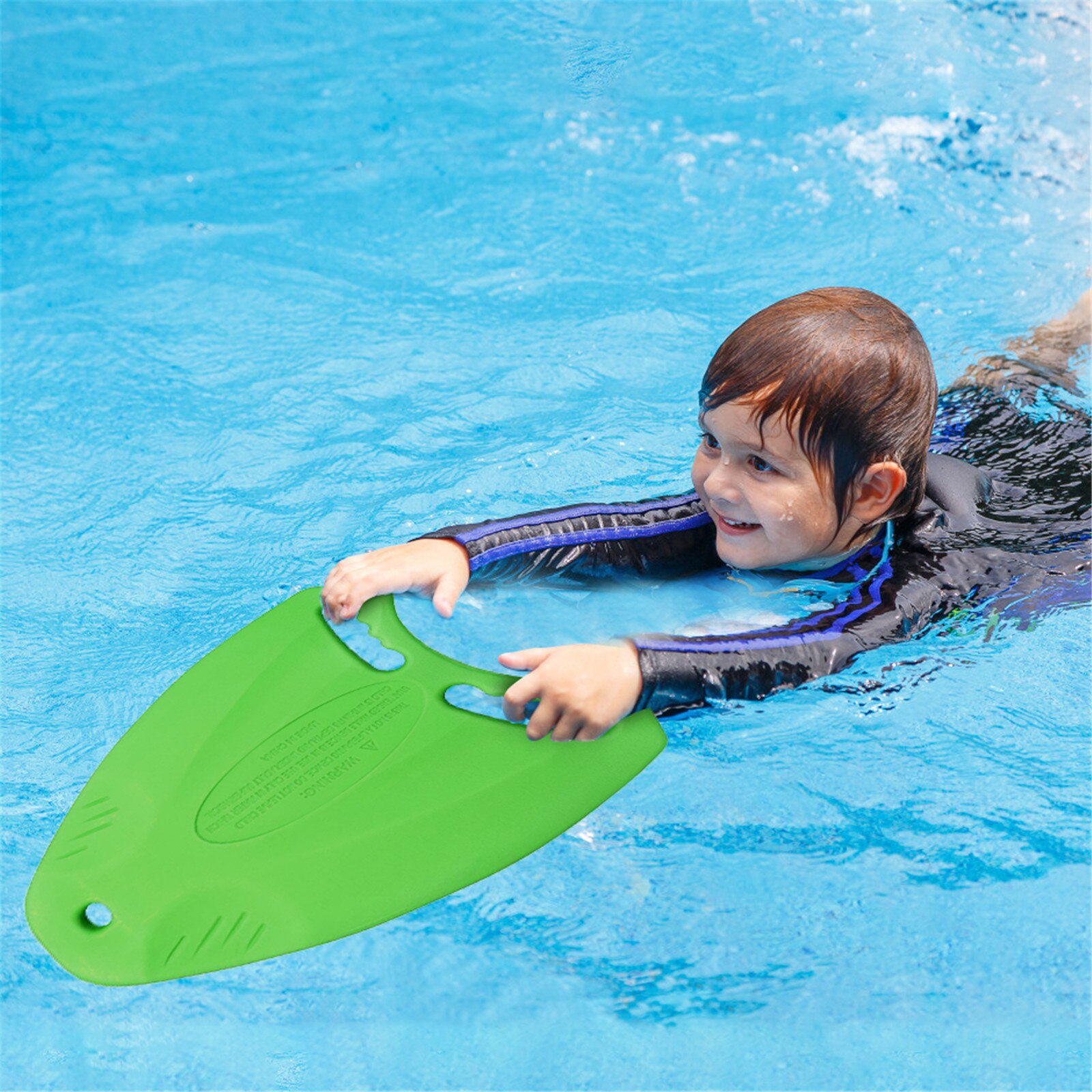 Plato flotante trasero para niños y adultos, flotador de natación, Kickboard, herramienta de entrenamiento de piscina segura, tabla de surf inflable