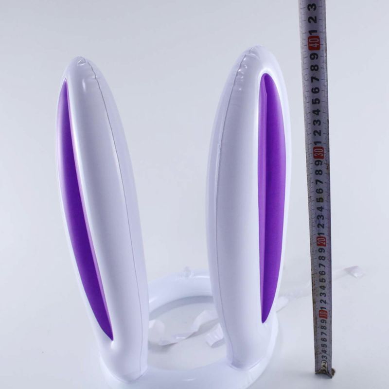 2 Pack Easter Inflatable Bunny Rabbit Ears Ring Toss Party Games Indoor Outdoor Rabbit Ears Ring Toss Toys Party