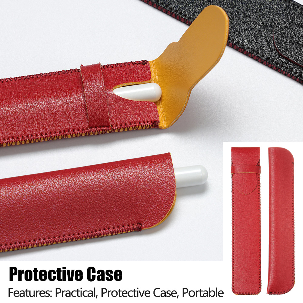 Funda de cuero PU para Apple Pencil Case, funda protectora para tableta Touch-Stylus, iPad Pro
