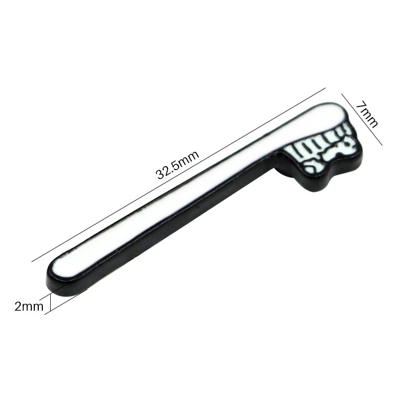 Broche con forma de dientes dentales, accesorio de decoración, insignia Molar, Pin higiénico de dentista, adorno, 2 piezas: 2pcs D