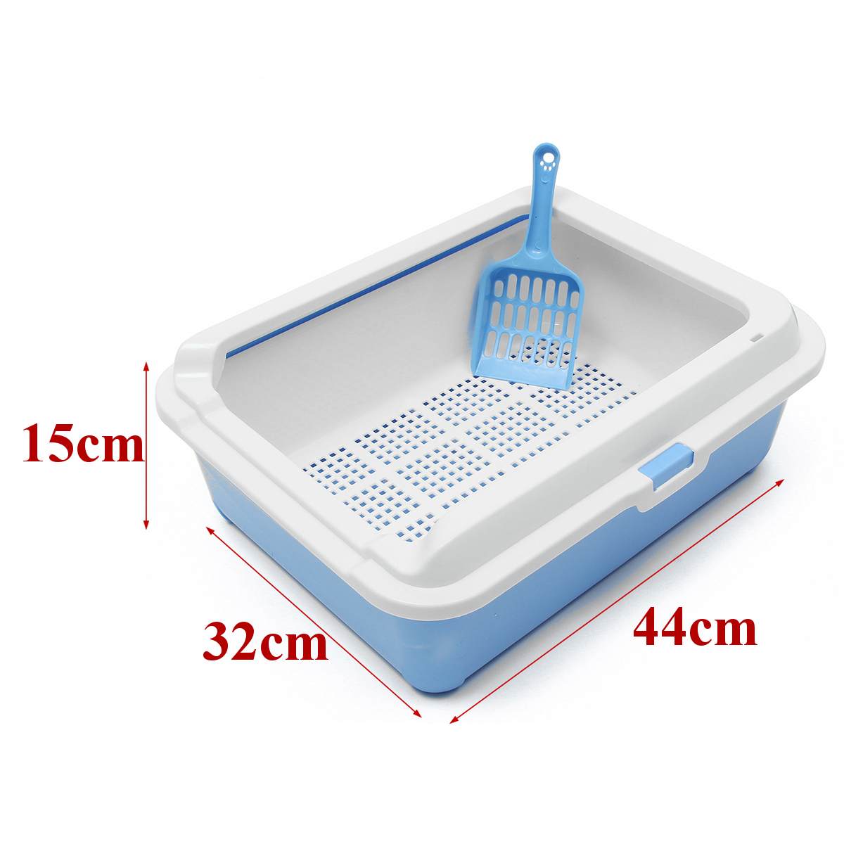 Cat Litter Box Cat Toilet Pine Litter Bedpans Semi-Closed Anti-splashing Cat Pot Crystal Sand/bentonite/tofu available