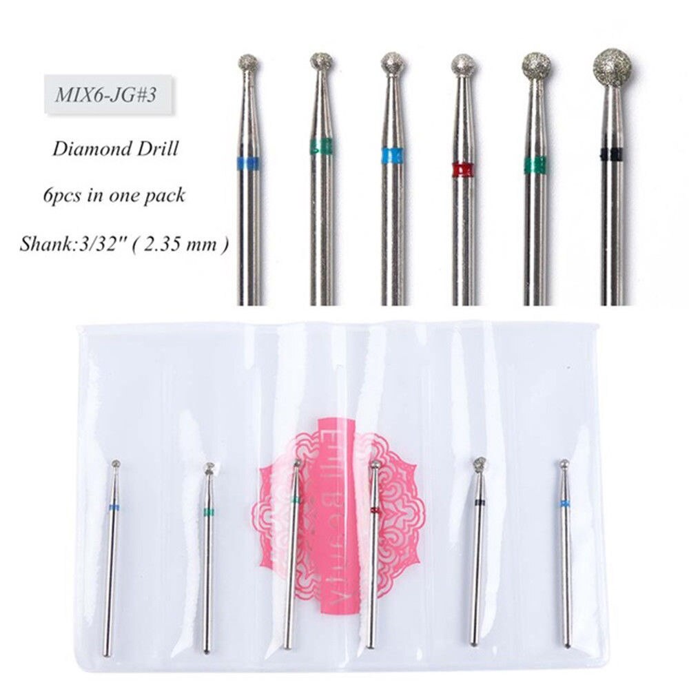 Ceramic Diamond Nail Cone Tip Ceramic Drill Bits Electric Cuticle Clean Rotary For Manicure Pedicure Grinding Head Sander Tool: C