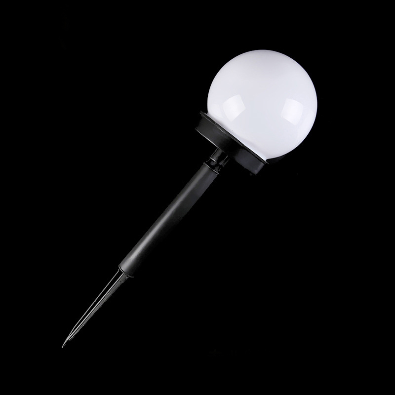 2 Pcs LED Solar Ball Lamp Garden Ball Lamps with Ground Spike for Outdoor Patio Lawn LB88