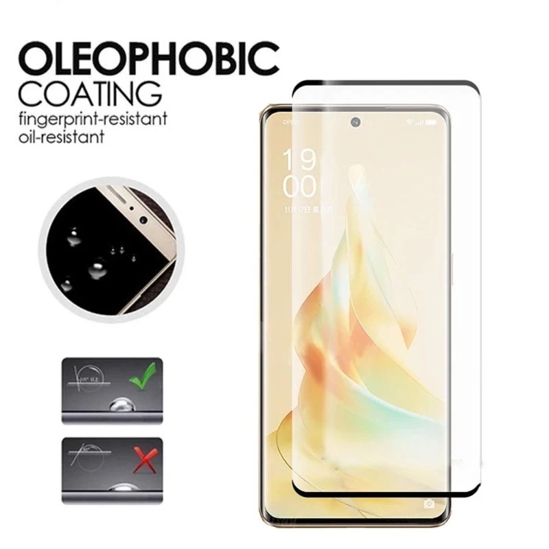 3D Full Curved Tempered Glass For OPPO Reno 10 11 13 Pro Plus Screen Protector film For Realme 11 Pro Plus Reno 12 Pro F27