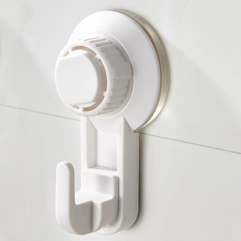 1pc ABS Vacuum Suction Hook 5KG Strong Hanger For Kitchen Bathroom Door Key Wall Hooks Organizer