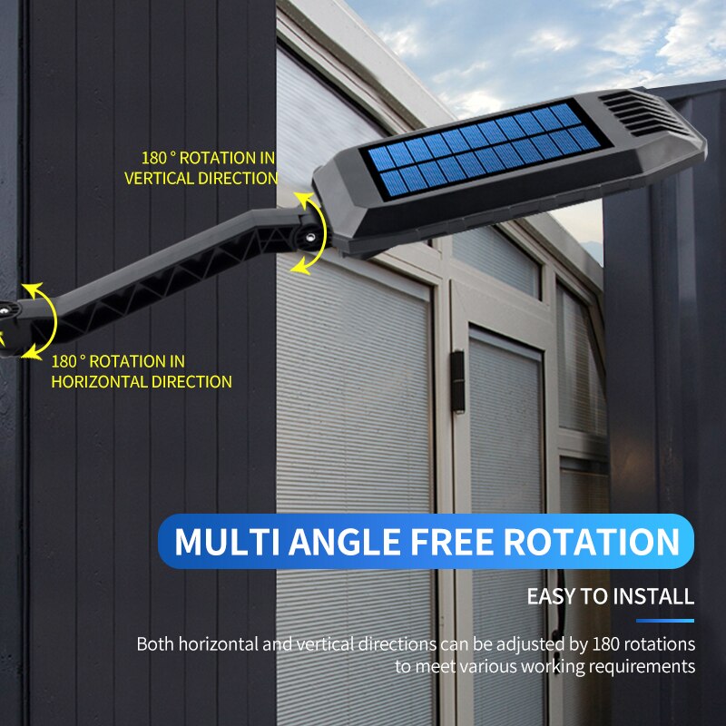 180COB Outdoor Solar Street Lamp Integrated Human Body Induction Wall light Garden Spotlight Smart Sensitive Power LED Sales