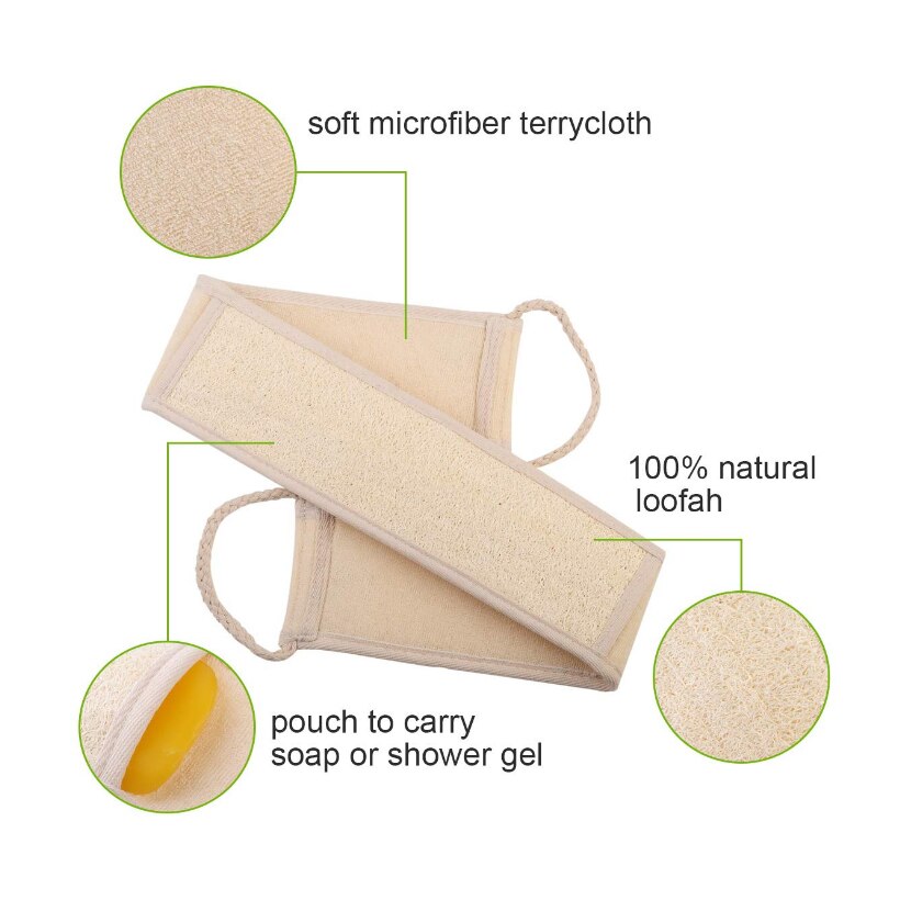 TREESMILE Wooden Bath brush Long Handle Wooden Back Massage Bath Brush Body Clean Brush Natural Bristle Body Dry Brush D30