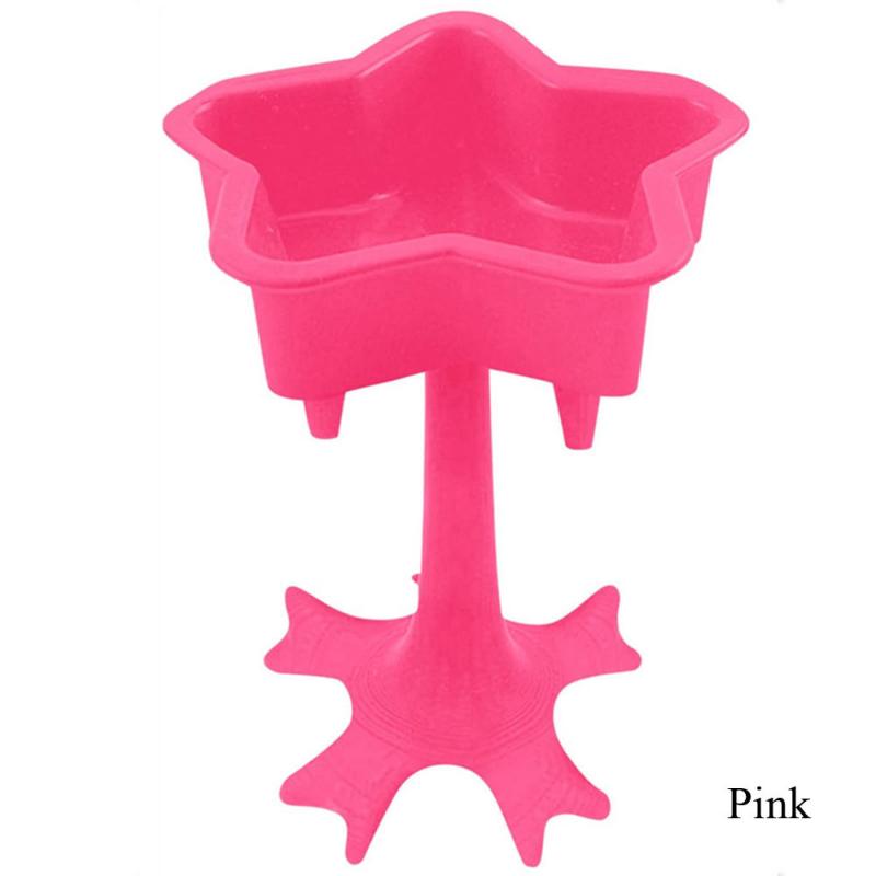 Liquor Dispenser Hexagonal Drink Liquor Dispenser Fits Most Glass Pours 6 Shots Or Drinks At Once Wine Dispenser And Holder: pink