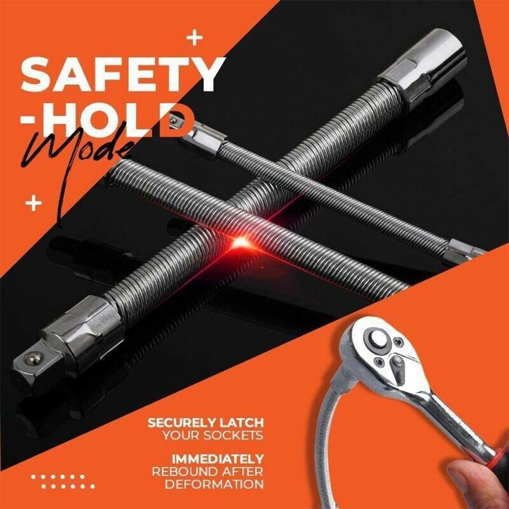 Strumento di prolunga per presa manicotto per chiave elettrica asta universale flessibile flessibile per albero flessibile collegamento per albero cardanico collegamento in metallo morbido