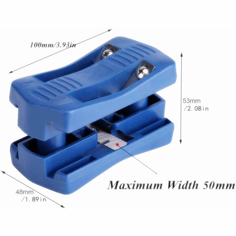 Edge Banding Trimmer with Carbon Steel Blades for Plastic PVC Plywood Melamine Cutter Manual Trimming Woodworking Tools