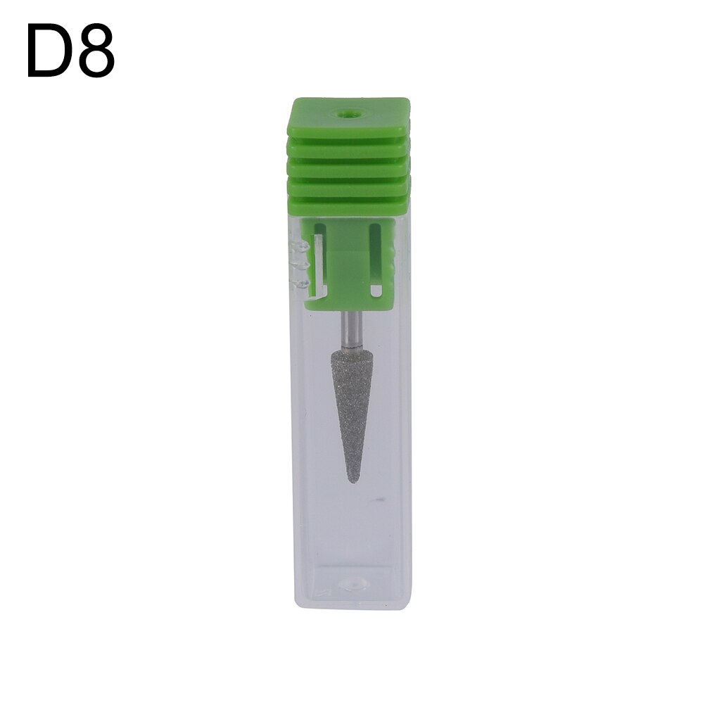 8- type diamant nagelkunstboor, frees, elektrische manicureboor, nagelaccessoires, nagelgereedschap: D8