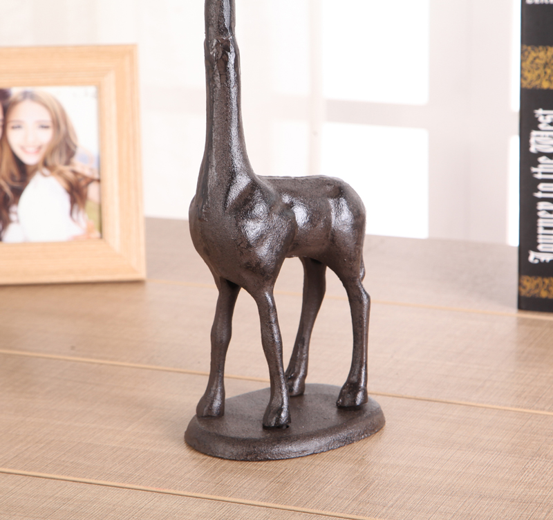Papieren Handdoek Houder Vrijstaande Toiletrolhouder Gietijzeren Giraffe Papier Houder Veelzijdige Decoratieve Badkamer Toiletpapier