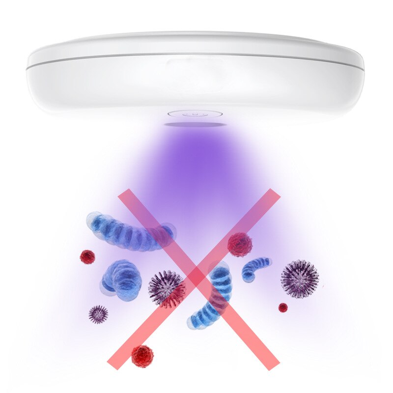 Household Multifunction UV UVC Light Sterilizer Wardrobe Toilet Induction UVC Sterilizing Disinfection Mini LED Lamp