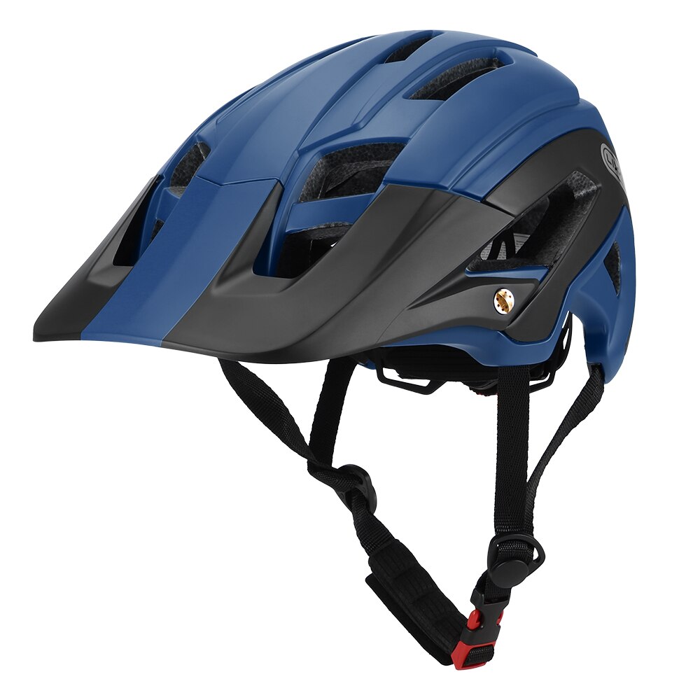 Lixada Fahrrad Helm Ultraleicht Radfahren Helm Casco Ciclismo Integral geformte Fahrrad Helm Straße Berg MTB Bike Helm: Blau