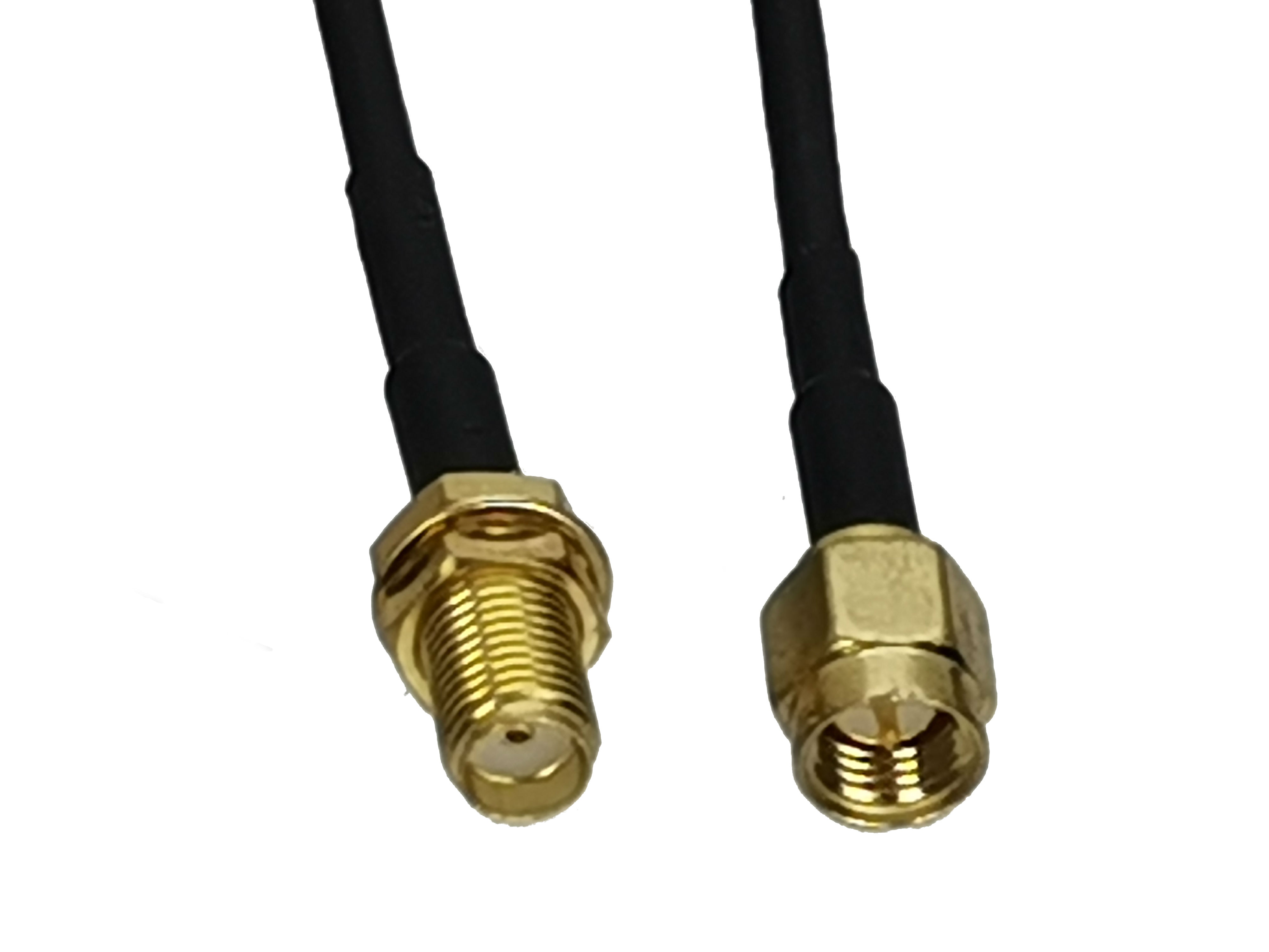RG174 SMA Female jack Nut bulkhead to SMA Male Plug RF Jumper pigtail Cable 4inch~10FT