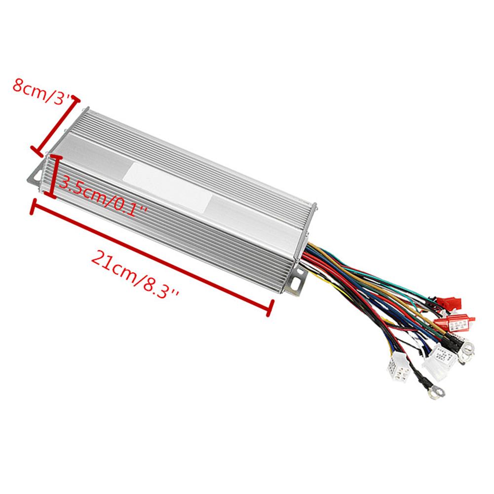 Regulador de Motor sin escobillas DC 36-48V, 1500W, controlador de velocidad para bicicleta eléctrica, Scooter, controlador de Motor 21X8X3.5cm