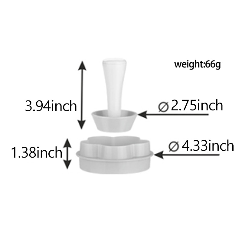 Kunststoff Gebäck manipulieren Torte Hülse Formen Torte Cutter Blume/Runde Teig Cookie Cutter einstellen Kuchen-bilden für Muffin/ cupcake 602